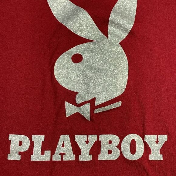 PLAYBOY Glitter Classic Tee Shirt - Picture 4 of 7
